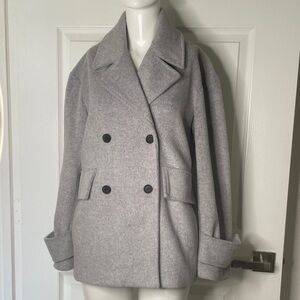 Maison D’Amelie Paris Double Breasted Pea Coat
